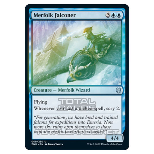 Magic The Gathering - Zendikar Rising - Merfolk Falconer - 69/391 (Foil)