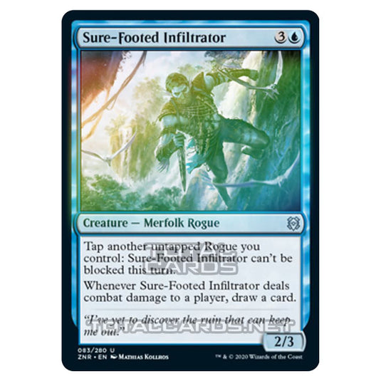 Magic The Gathering - Zendikar Rising - Sure-Footed Infiltrator - 83/391 (Foil)