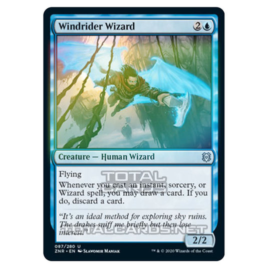 Magic The Gathering - Zendikar Rising - Windrider Wizard - 87/391 (Foil)