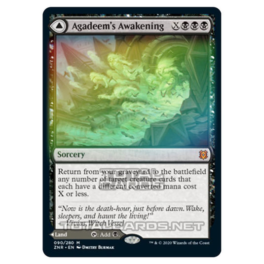 Magic The Gathering - Zendikar Rising - Agadeem's Awakening // Agadeem, the Undercrypt - 90/391 (Foil)