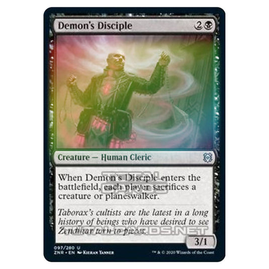 Magic The Gathering - Zendikar Rising - Demon's Disciple - 97/391 (Foil)