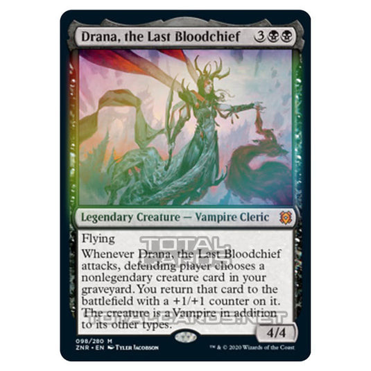 Magic The Gathering - Zendikar Rising - Drana, the Last Bloodchief - 98/391 (Foil)