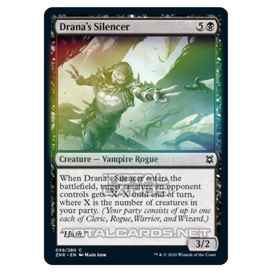 Magic The Gathering - Zendikar Rising - Drana's Silencer - 99/391 (Foil)