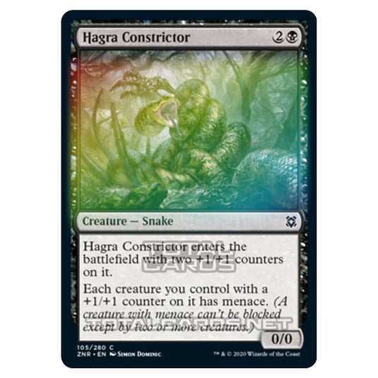 Magic The Gathering - Zendikar Rising - Hagra Constrictor - 105/391 (Foil)