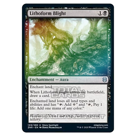 Magic The Gathering - Zendikar Rising - Lithoform Blight - 109/391 (Foil)