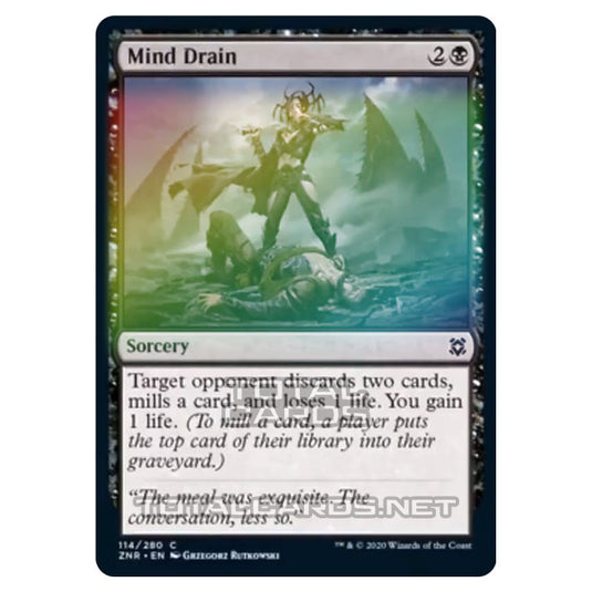 Magic The Gathering - Zendikar Rising - Mind Drain - 114/391 (Foil)