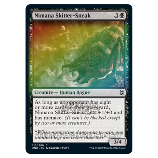 Magic The Gathering - Zendikar Rising - Nimana Skitter-Sneak - 116/391 (Foil)