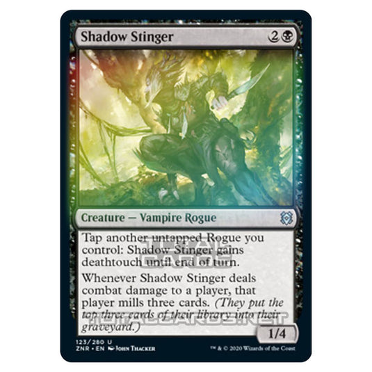 Magic The Gathering - Zendikar Rising - Shadow Stinger - 123/391 (Foil)