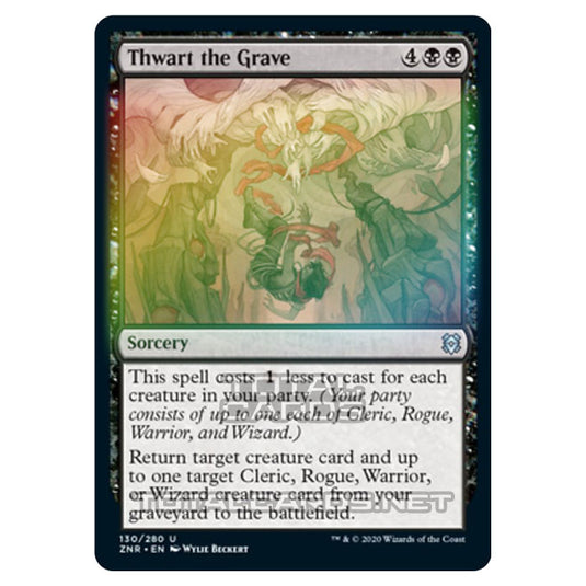 Magic The Gathering - Zendikar Rising - Thwart the Grave - 130/391 (Foil)