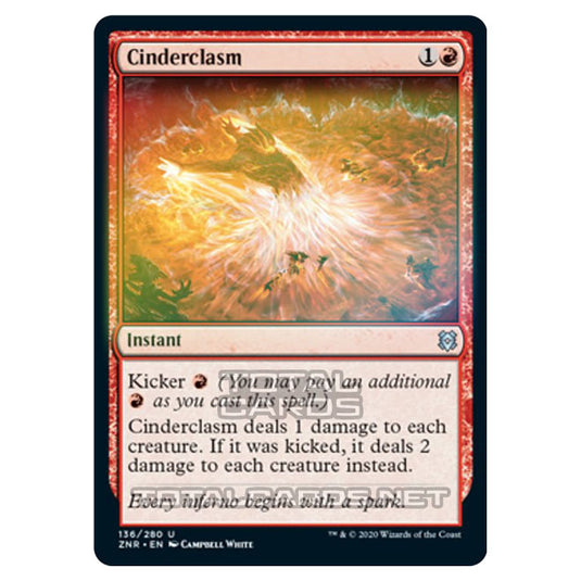 Magic The Gathering - Zendikar Rising - Cinderclasm - 136/391 (Foil)