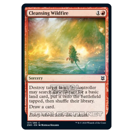 Magic The Gathering - Zendikar Rising - Cleansing Wildfire - 137/391 (Foil)