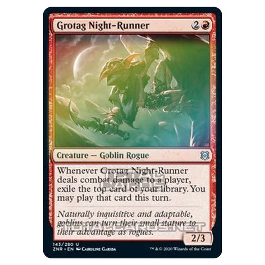 Magic The Gathering - Zendikar Rising - Grotag Night-Runner - 143/391 (Foil)