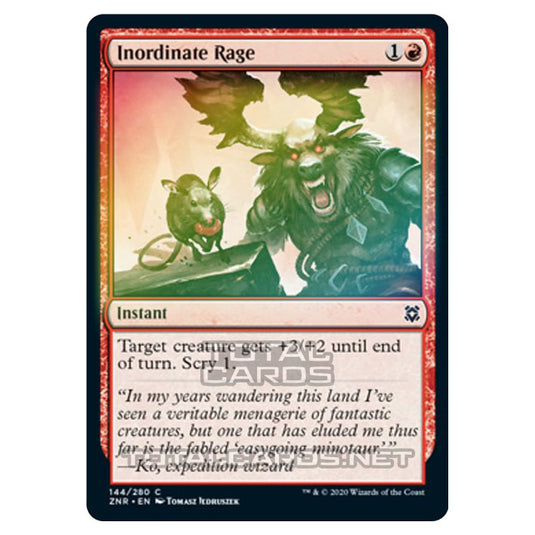 Magic The Gathering - Zendikar Rising - Inordinate Rage - 144/391 (Foil)