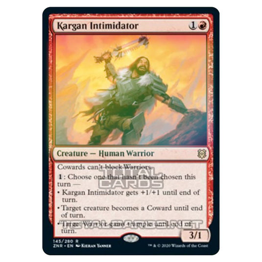 Magic The Gathering - Zendikar Rising - Kargan Intimidator - 145/391 (Foil)