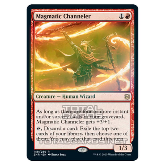 Magic The Gathering - Zendikar Rising - Magmatic Channeler - 148/391 (Foil)