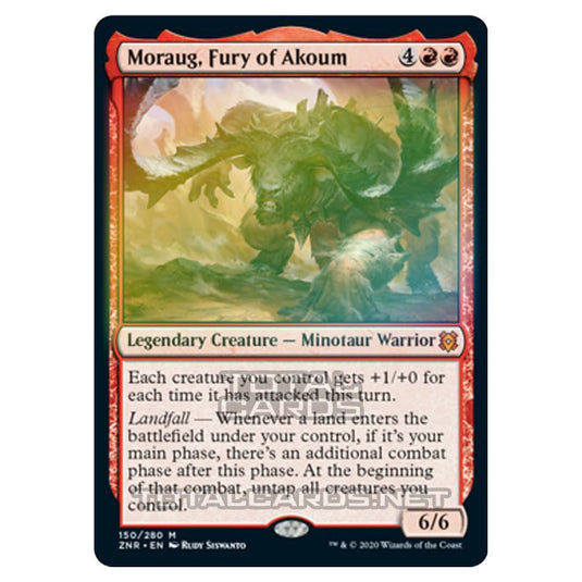 Magic The Gathering - Zendikar Rising - Moraug, Fury of Akoum - 150/391 (Foil)