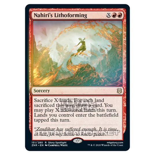 Magic The Gathering - Zendikar Rising - Nahiri's Lithoforming - 151/391 (Foil)