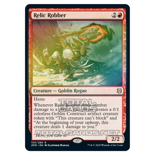 Magic The Gathering - Zendikar Rising - Relic Robber - 153/391 (Foil)