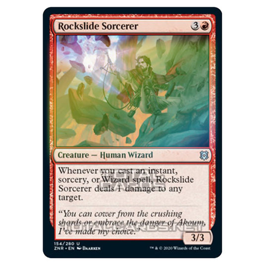 Magic The Gathering - Zendikar Rising - Rockslide Sorcerer - 154/391 (Foil)