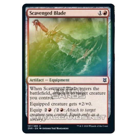 Magic The Gathering - Zendikar Rising - Scavenged Blade - 157/391 (Foil)