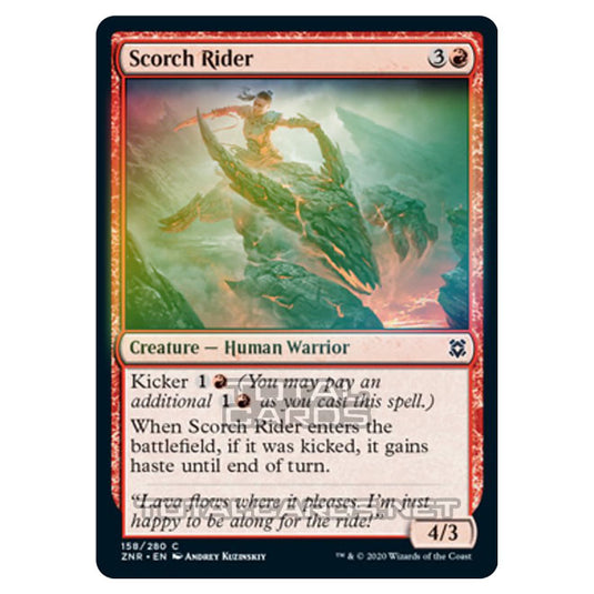 Magic The Gathering - Zendikar Rising - Scorch Rider - 158/391 (Foil)