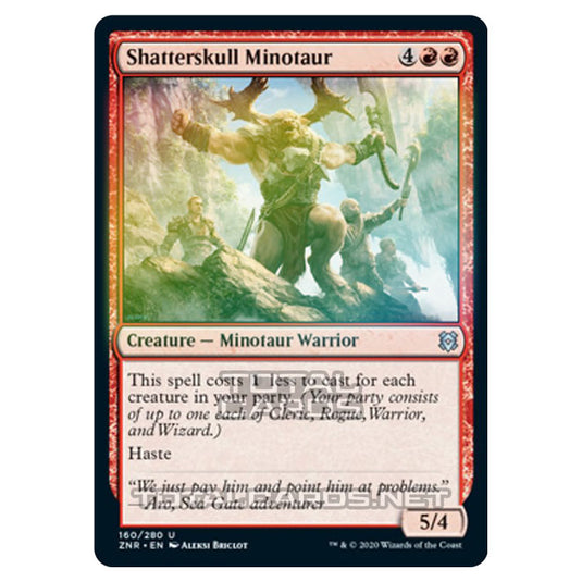 Magic The Gathering - Zendikar Rising - Shatterskull Minotaur - 160/391 (Foil)