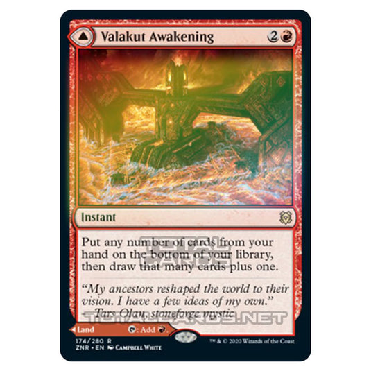 Magic The Gathering - Zendikar Rising - Valakut Awakening // Valakut Stoneforge - 174/391 (Foil)