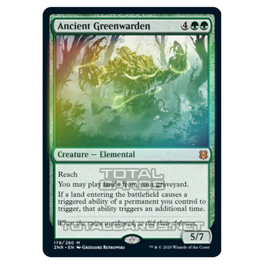 Magic The Gathering - Zendikar Rising - Ancient Greenwarden - 178/391 (Foil)