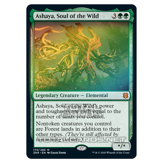 Magic The Gathering - Zendikar Rising - Ashaya, Soul of the Wild - 179/391 (Foil)