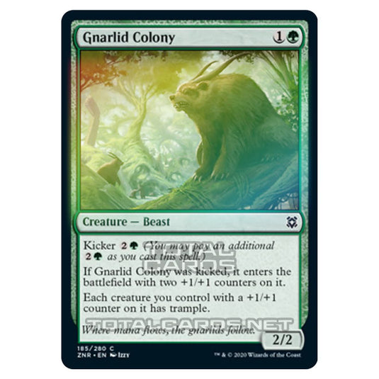 Magic The Gathering - Zendikar Rising - Gnarlid Colony - 185/391 (Foil)