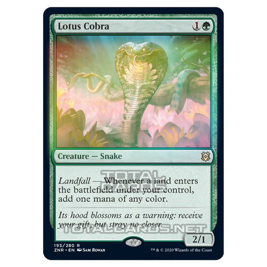 Magic The Gathering - Zendikar Rising - Lotus Cobra - 193/391 (Foil)