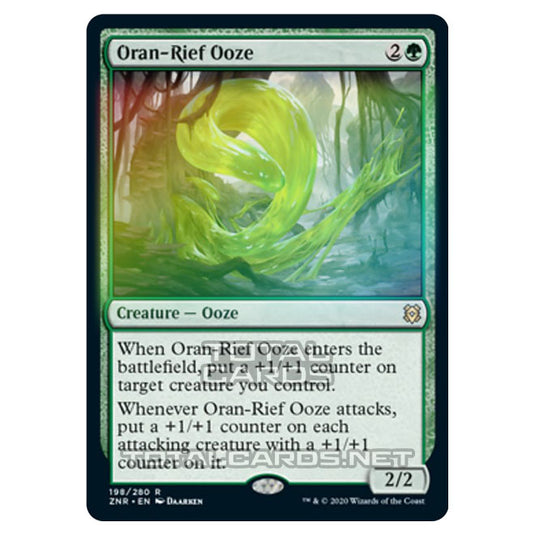 Magic The Gathering - Zendikar Rising - Oran-Rief Ooze - 198/391 (Foil)