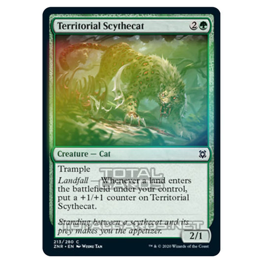 Magic The Gathering - Zendikar Rising - Territorial Scythecat - 213/391 (Foil)