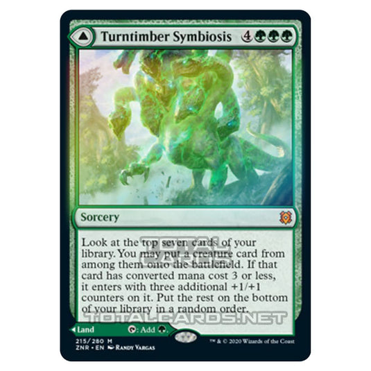 Magic The Gathering - Zendikar Rising - Turntimber Symbiosis // Turntimber, Serpentine Wood - 215/391 (Foil)