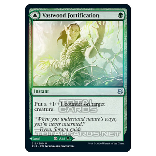 Magic The Gathering - Zendikar Rising - Vastwood Fortification // Vastwood Thicket - 216/391 (Foil)