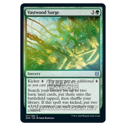 Magic The Gathering - Zendikar Rising - Vastwood Surge - 217/391 (Foil)