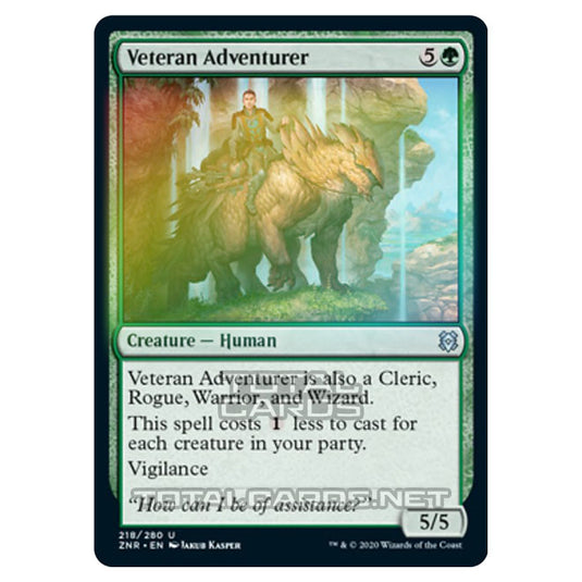 Magic The Gathering - Zendikar Rising - Veteran Adventurer - 218/391 (Foil)