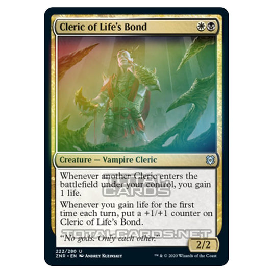 Magic The Gathering - Zendikar Rising - Cleric of Life's Bond - 222/391 (Foil)