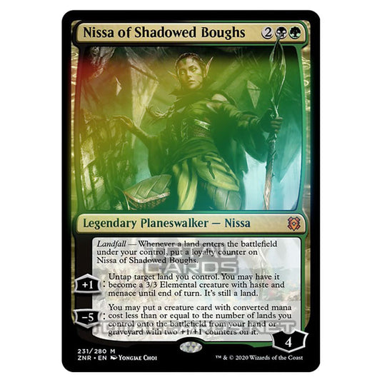 Magic The Gathering - Zendikar Rising - Nissa of Shadowed Boughs - 231/391 (Foil)