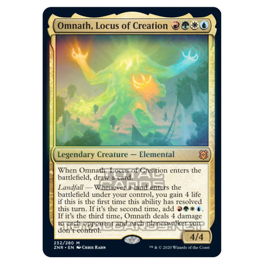 Magic The Gathering - Zendikar Rising - Omnath, Locus of Creation - 232/391 (Foil)