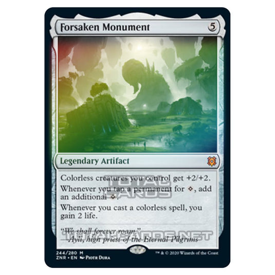 Magic The Gathering - Zendikar Rising - Forsaken Monument - 244/391 (Foil)