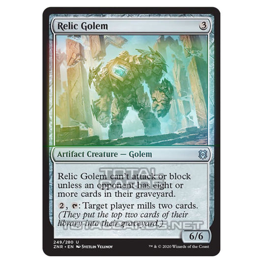 Magic The Gathering - Zendikar Rising - Relic Golem - 249/391 (Foil)