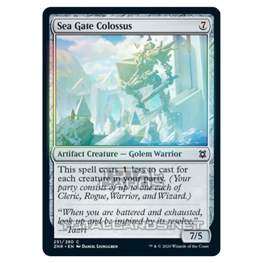 Magic The Gathering - Zendikar Rising - Sea Gate Colossus - 251/391 (Foil)