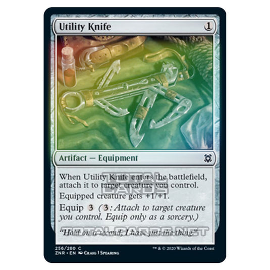 Magic The Gathering - Zendikar Rising - Utility Knife - 256/391 (Foil)