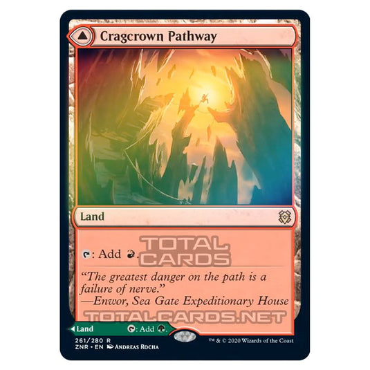 Magic The Gathering - Zendikar Rising - Cragcrown Pathway // Timbercrown Pathway - 261/391 (Foil)