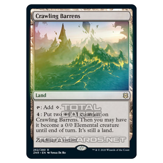 Magic The Gathering - Zendikar Rising - Crawling Barrens - 262/391 (Foil)