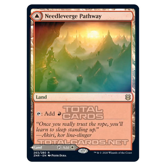 Magic The Gathering - Zendikar Rising - Needleverge Pathway // Pillarverge Pathway - 263/391 (Foil)