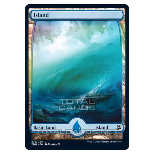 Magic The Gathering - Zendikar Rising - Island - 271/391 (Foil)