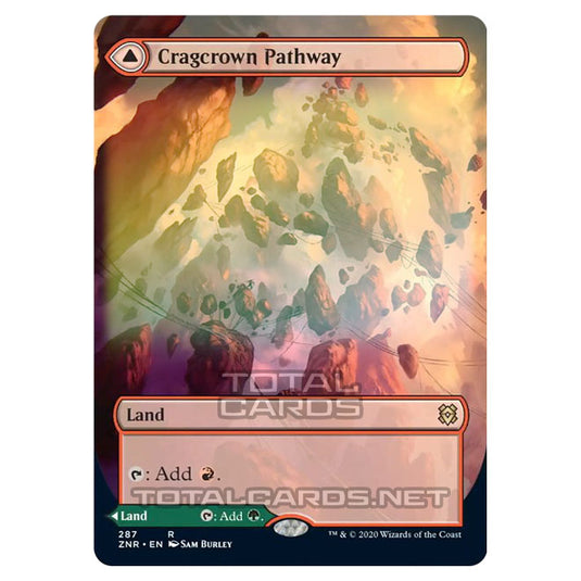 Magic The Gathering - Zendikar Rising - Cragcrown Pathway // Timbercrown Pathway - 287/391 (Foil)