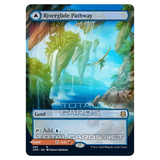 Magic The Gathering - Zendikar Rising - Riverglide Pathway // Lavaglide Pathway - 289/391 (Foil)